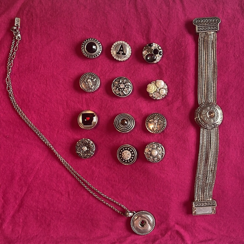 Gingersnaps Bundle- 12 snaps, bracelet, and necklace
